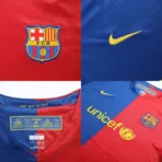 08-09 Barcelona A.INIESTA #8 UCL Final Retro Jersey Home - Image 3