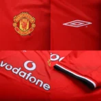 2000/02 Manchester United FORLAN #21 Retro Jersey Home - Image 3