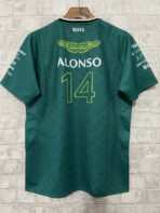2024 Aston Martin Alonso – grünes T-Shirt - Immagine 2