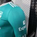 Liverpool Long Sleeve Third away green football jersey 2025-26 Player version - Image 6