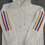Colombia Nation 2024 100th Anniversary White Hoodie Jacket - Imagen 2