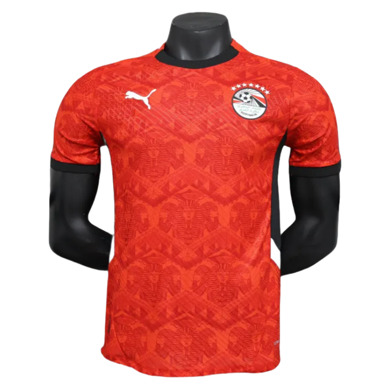AAA-240-8 2024/2025 Players Edition Egypt Home Red Football Jersey - Immagine 1