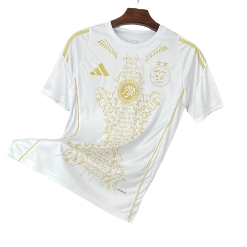 AAA-240-99-27 24-25 Algeria White Soccer Jersey Special Edition - Immagine 1