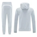 Real Madrid Training Kit Light Grey 2025-26 (Jacket+Pants) - Imagen 2