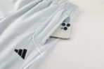 Real Madrid Training Kit Light Grey 2025-26 (Jacket+Pants) - Imagen 10