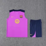 Barcelona Sleeveless Training Kit Purple 2025/26 – Bild 3