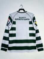 Sporting Lisbon Retro Home Long sleeve Jersey 2003-04 - Image 3