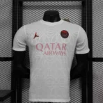 25-26 PSG Player Version Academy Pro Pre-Match White Jersey Customized team emblem stars - Immagine 8