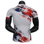 24/225 PSG Away Player version white red yellow blue Soccer Jersey - Immagine 2