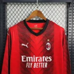 23-24 AC Milan Home Long Sleeve Jersey – Bild 4