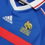1998 France Retro Jersey Home World Cup – Bild 7