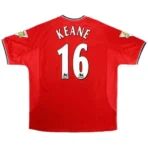 2000/02 Manchester United KEANE #16 Retro-Trikot (Heim)