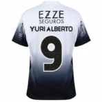Corinthians Heimtrikot Yuri Alberto Nr. 9 inkl. kompletter Sponsorenbesetzung 2024–2025 Spieler-Version / Fan-Version Ohne Personalisierung - Imagen 2