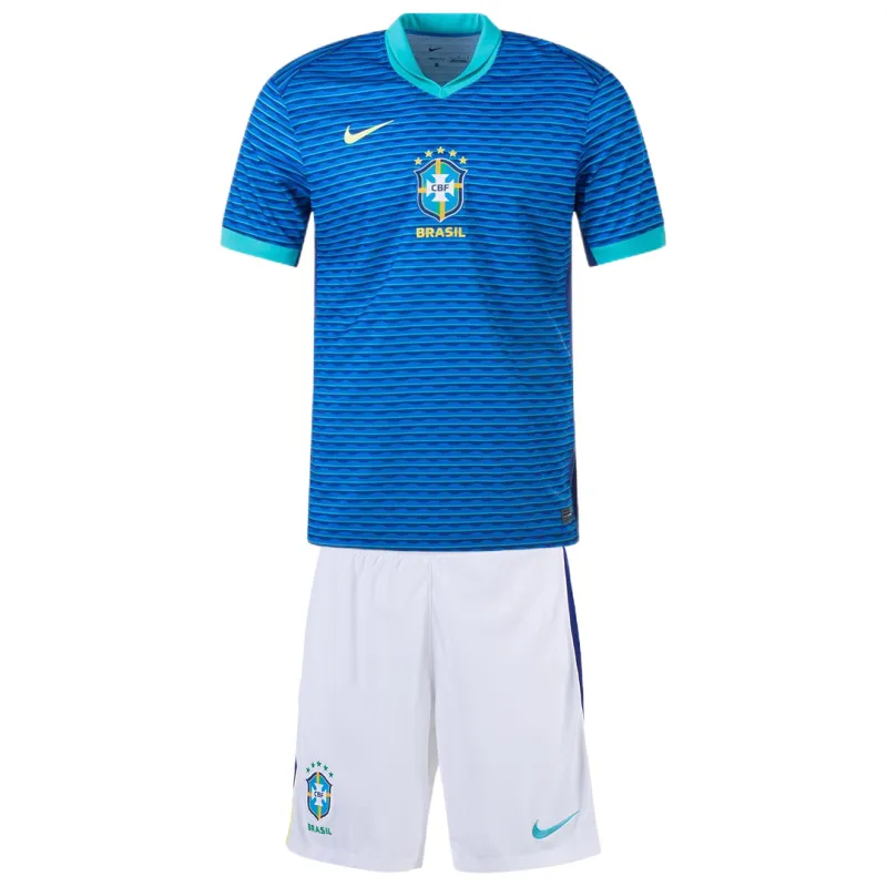ac148af56e Kids Brazil Away Kit Copa America 2024 Youth Apparels - Immagine 1