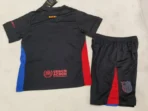 24-25 Kids Barcelona Away Kit(Jersey+Short) Without Spofity Text - Imagen 4