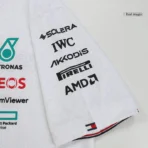 F1 Mercedes AMG Petronas Team Fahrer-T-Shirt – Weiß 2024 - Immagine 5