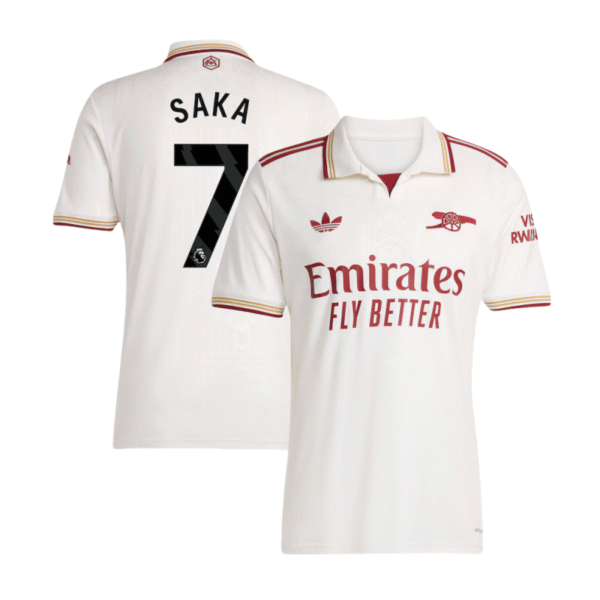 Arsenal Auswärtstrikot Nr. 3 2025–2026 – Fan-Version