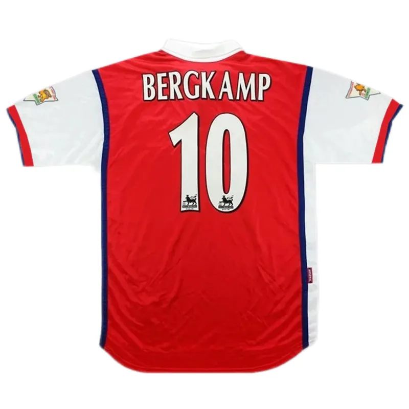 b1224d8e5b 98-99 Arsenal Bergkamp #10 Retro-Heimtrikot - Imagen 1