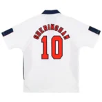 Weißes Retro-Heimtrikot der englischen Nationalmannschaft für die Weltmeisterschaft 1998 - Image 6