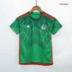 Mexico Kids World Cup 2022 Jersey Home Kit (Jersey+Short) - Image 10