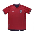 England Beckham #7 Retro Jersey Away Replica World Cup 2002 - Immagine 3