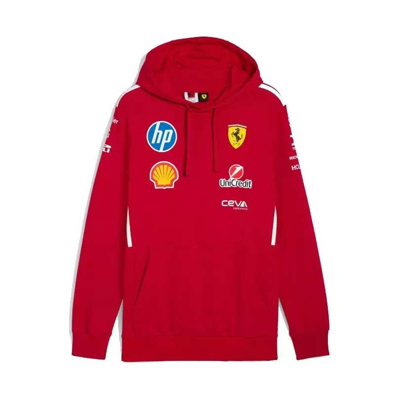 bac8e392ce F1 Scuderia Ferrari HP 2025 Fahrer-Hoodie für Herren - Image 1