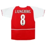 02-04 Arsenal LJUNGBERG #8 Retro-Trikot (Heim)