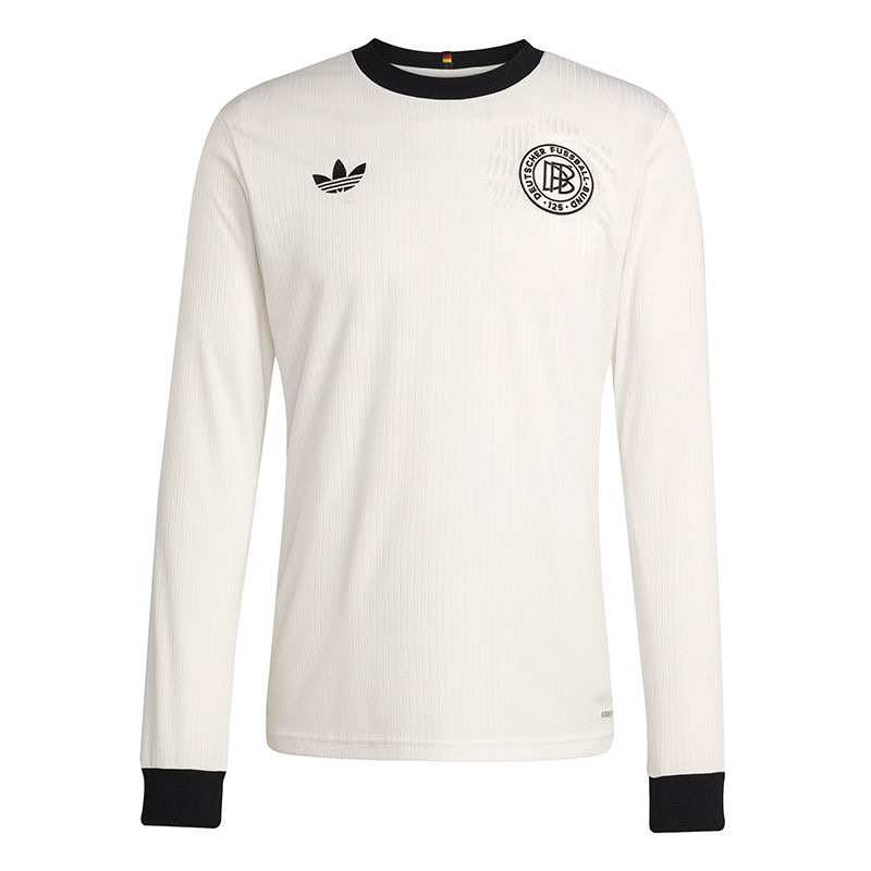 be779b49da Deutschland 125-jähriges Jubiläum – Sonderedition: Langarm-Fußballtrikot, weiß, Saison 2025/2026, Spielerausführung - Image 1