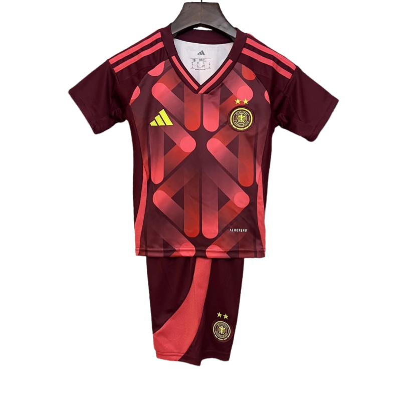 be942543 Germany Away Football jersey 2025 Kids Kit Jersey+Shorts - Imagen 1
