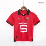 23–24 Kinder-Heimtrikot und -Shorts von Stade Rennais - Immagine 4