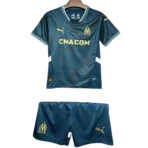24–25 Marseille Auswärts-Fußball-Set für Kinder: Trikot + Shorts