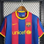 10-11 Retro-Fußballtrikot von Barcelona mit Messi (Heimtrikot) - Image 3