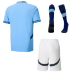 24–25 Manchester City Heimtrikot-Komplettset: Trikot + Shorts + Socken - Image 2
