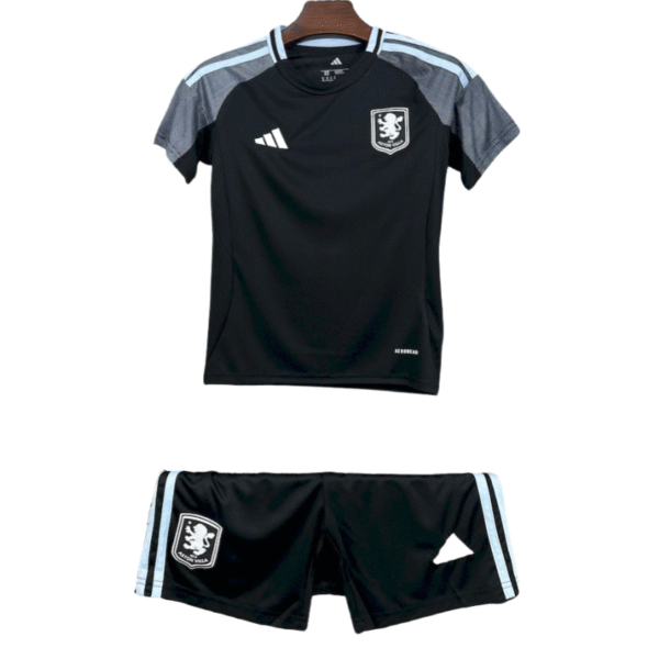 Aston Villa Auswärts-Kinder-Trikot 2025/26