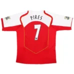 04-05 Arsenal Henry #14 FABREGAS #15 Pires #7 Bergkamp #10 Retro-Trikot, Heimtrikot-Replik - Immagine 8