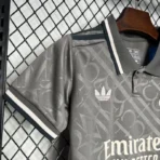 Real Madrid 24-25 Third Away Grey Kids Kits Jersey+Shorts - Image 6