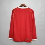 2006/07 Manchester United Retro-Trikot, langärmelig, Heimtrikot - Image 2