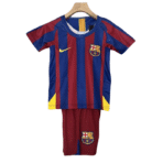 05-06 Barcelona Heimtrikot im Retro-Stil für Kinder – Fußballtrikot
