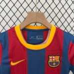 10-11 Barcelona Home Retro Kids Kit Football Jersey – Bild 3
