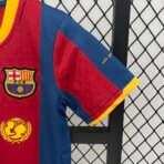 10-11 Barcelona Home Retro Kids Kit Football Jersey – Bild 6