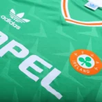 Ireland World Cup 1990 Retro Soccer Jersey Home - Immagine 9