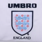 1998 England Retro-Langarmtrikot, Heimtrikot-Replik, Weltmeisterschaft - Image 4