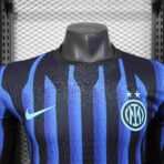 Inter Mailand Heimtrikot – Fußballtrikot mit langen Ärmeln, Spielerausführung 25-26 - Image 3