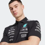 Mercedes-AMG Petronas F1 2025 Team Polo Shirt - Imagen 4
