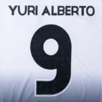 Corinthians Heimtrikot Yuri Alberto Nr. 9 inkl. kompletter Sponsorenbesetzung 2024–2025 Spieler-Version / Fan-Version Ohne Personalisierung - Imagen 4
