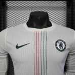 Chelsea Auswärtstrikot Fußballtrikot Langarm Spielerausführung 25-26 – Bild 3