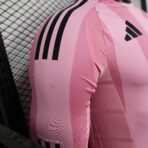 Inter Miami CF Heimtrikot in Rosa, Spielerausführung, Langarm, Saison 2025/26 - Imagen 8