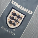 1996 England Retro Soccer Jersey Away Replica Euro Cup - Immagine 7
