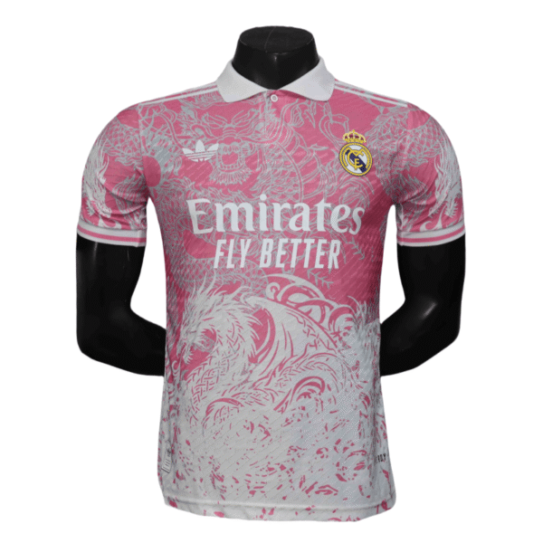 25–26 Real Madrid „Pink Dragon“ Spieler-Sonderedition Fußballtrikot