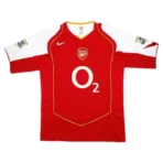 04-05 Arsenal Henry #14 FABREGAS #15 Pires #7 Bergkamp #10 Retro-Trikot, Heimtrikot-Replik - Immagine 2